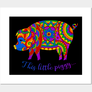 This Little Piggy... Posters and Art